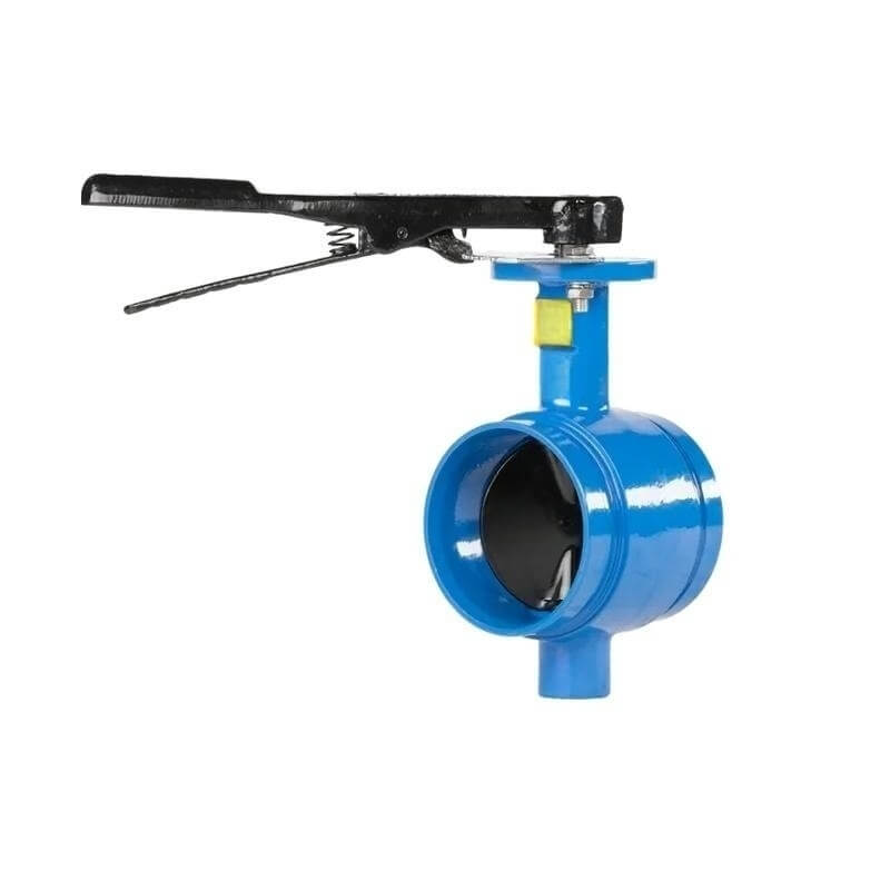 6' TONTR Grooved-Ends Hot-dip galvanizing Butterfly Valve