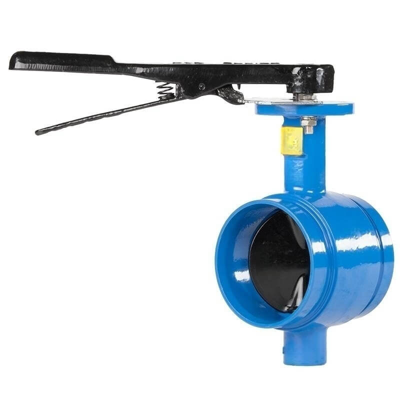 6' TONTR Grooved-Ends Hot-dip galvanizing Butterfly Valve