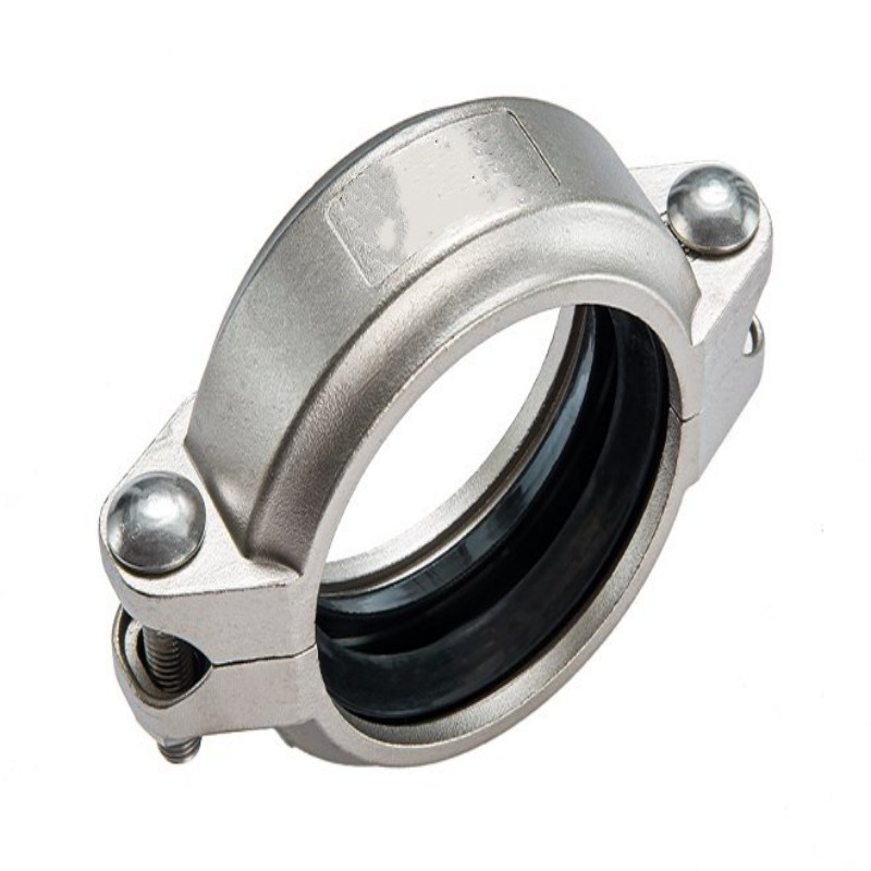 Grooved Pipe Fitting Flexible Coupling 76,1 Mm untuk Penyambungan Pipa