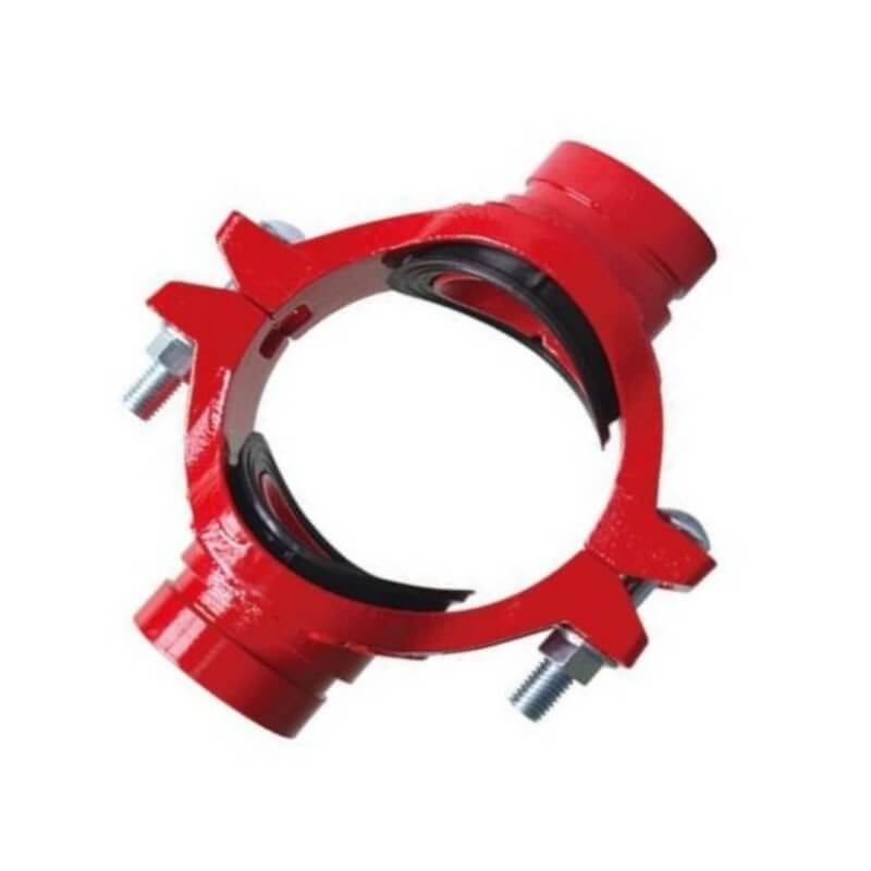 Tontr Pipe Fittings Standard Grooved Pipe Fittings Mechanical Cross