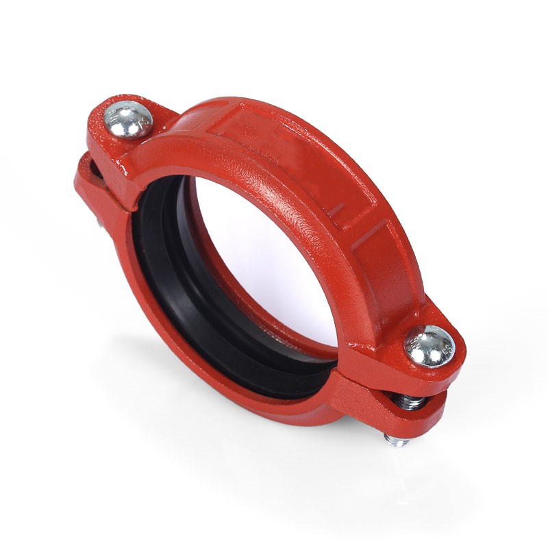 Tontr Galvanized Pipe Fitting Flexible Coupling 6 in Grooved End Ductile Iron